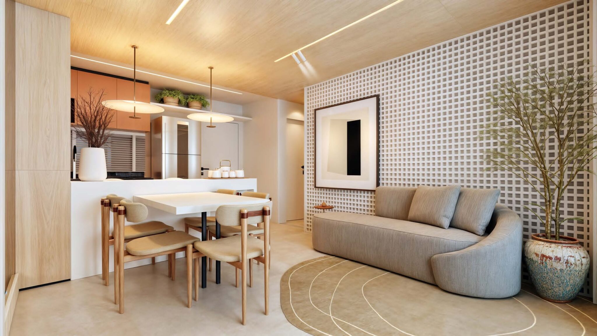COLUNA 1 - 86,90m² - SALA DE ESTAR