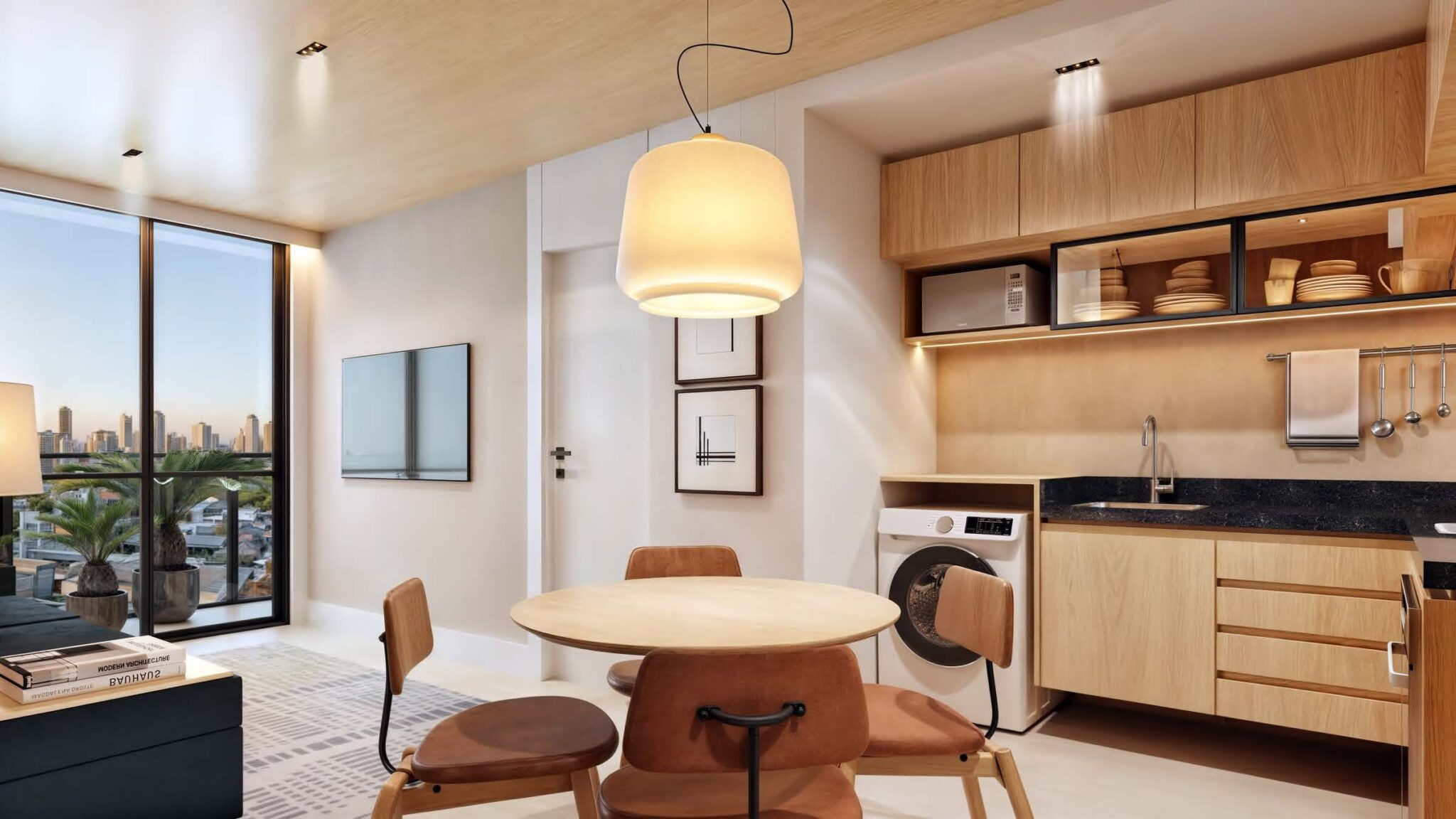 COLUNA 2 - 64,07m² - OPÇÃO A - SALA DE ESTAR